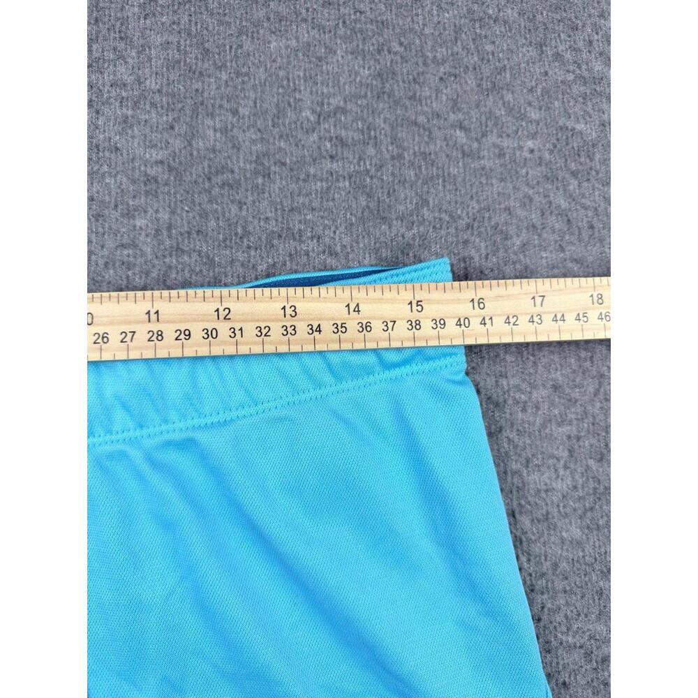 Nike Women's Small Dri-FIT Attack Training Shorts Laser Blue Rollover Waist - Picture 9 of 9